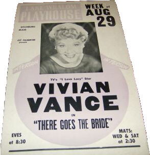 Vivian Vance at Whalom Park Playhouse
